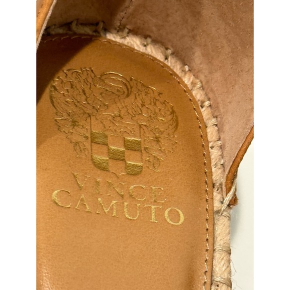 Vince Camuto Espadrille Wedges Taupe Size 9.5 - Picture 5 of 12